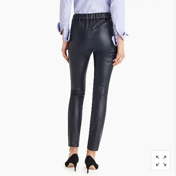 J.Crew Collection leather leggings - Picture 2 of 13